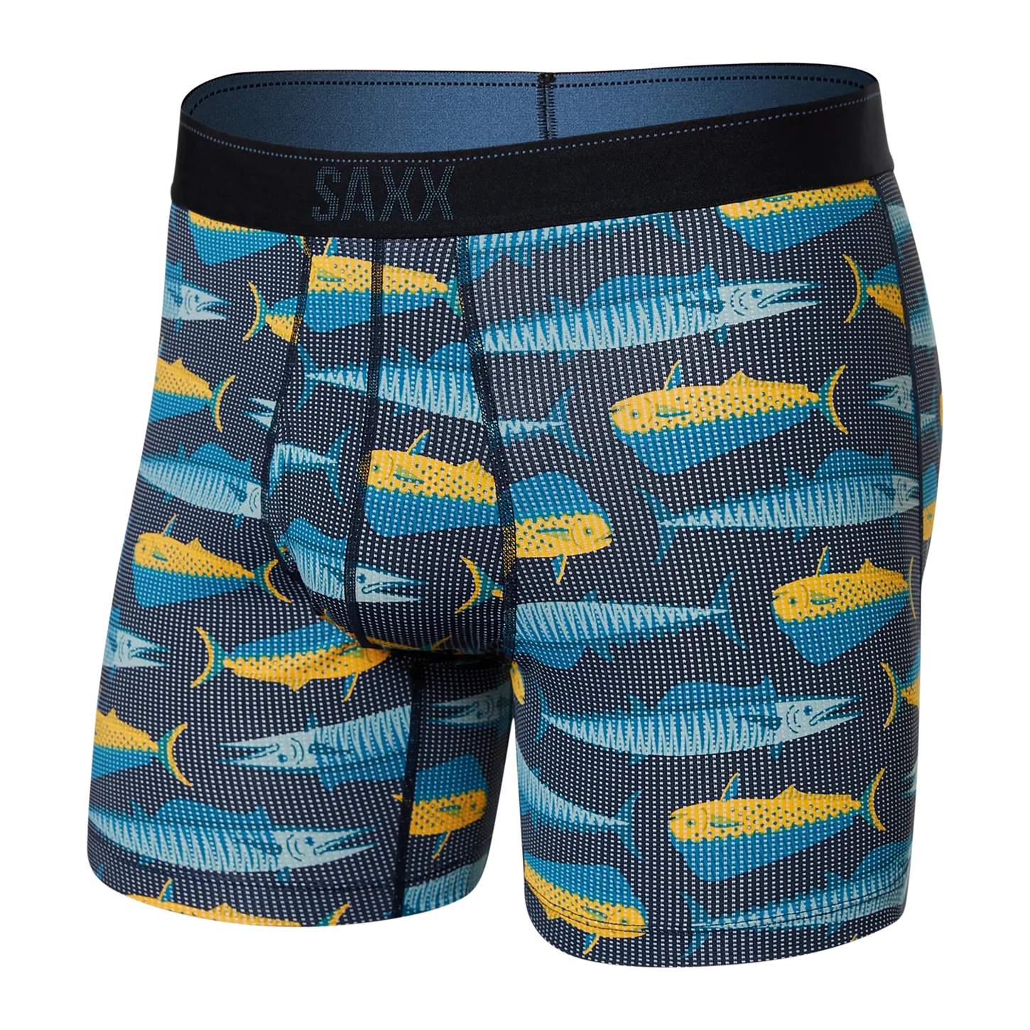 QUEST - MAHI MAHI WAHOO-Underwear-SAXX-SMALL-MAHI MAHI WAHOO BLK-Coriander