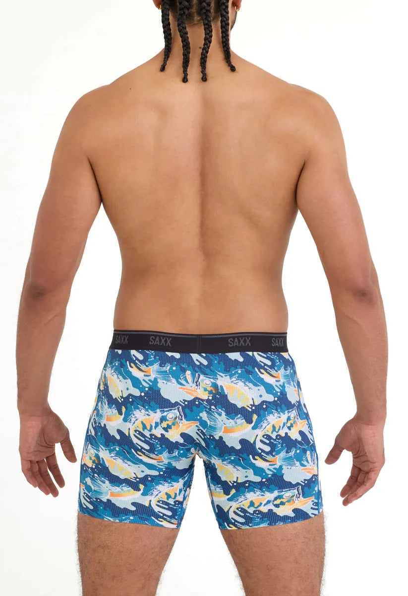 QUEST MESH BOXER BRIEF | BIG MOUTH BASS-BLUE-Intimates-SAXX-Coriander