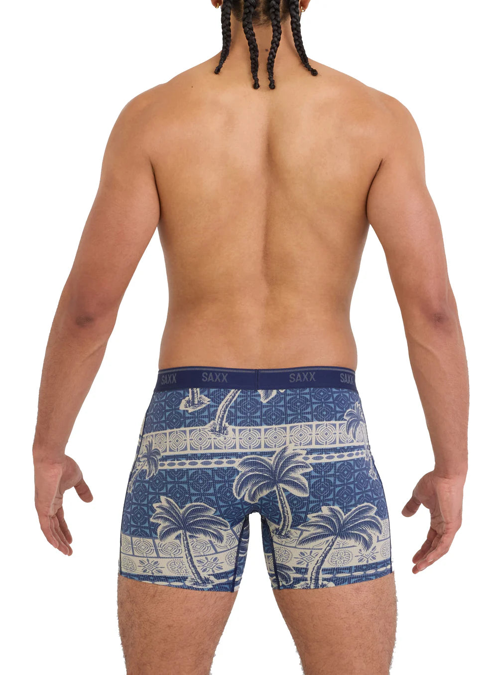 QUEST QUICK DRY MESH BOXER BRIEF | PAM GEO-STONE-Intimates-SAXX-Coriander