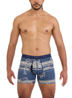 QUEST QUICK DRY MESH BOXER BRIEF | PAM GEO-STONE-Intimates-SAXX-SMALL-PALM GEO-STONE-Coriander
