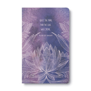 QUIET MIND AND SOUL WILL SPEAK JOURNAL-Books & Stationery-COMPENDIUM-Coriander