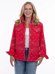 QUILT SHAKET | BANDANA-Jackets & Sweaters-SHANNON PASSERO-Coriander