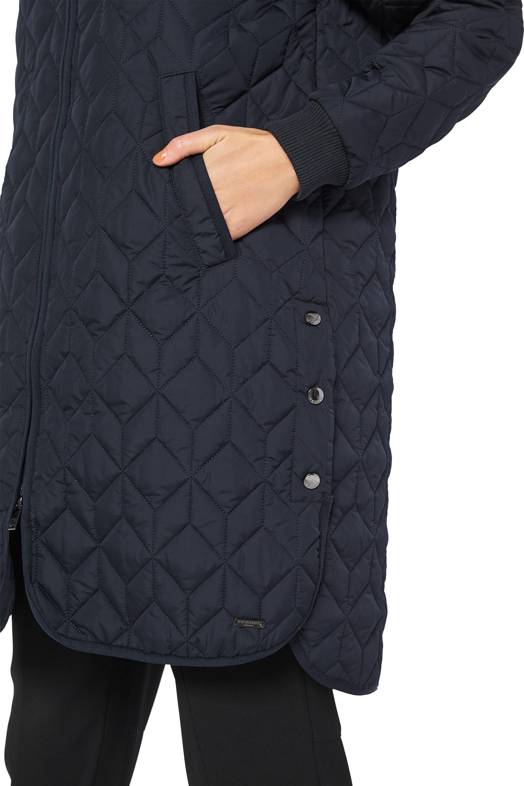 QUILTED COAT | PADDED LONG-Jackets & Sweaters-ILSE JACOBSEN-Coriander