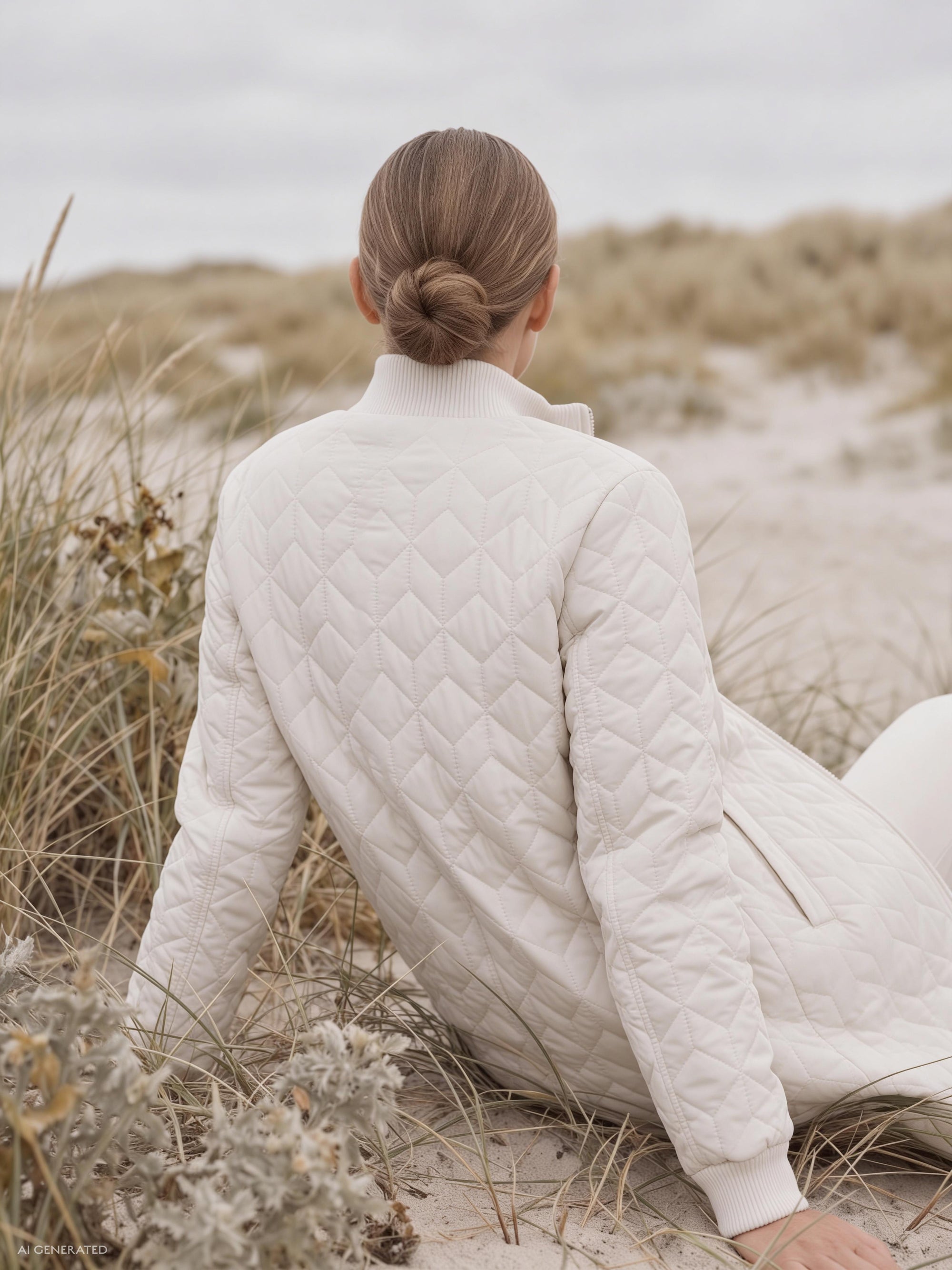 QUILTED COAT | PADDED LONG-Jackets & Sweaters-ILSE JACOBSEN-Coriander