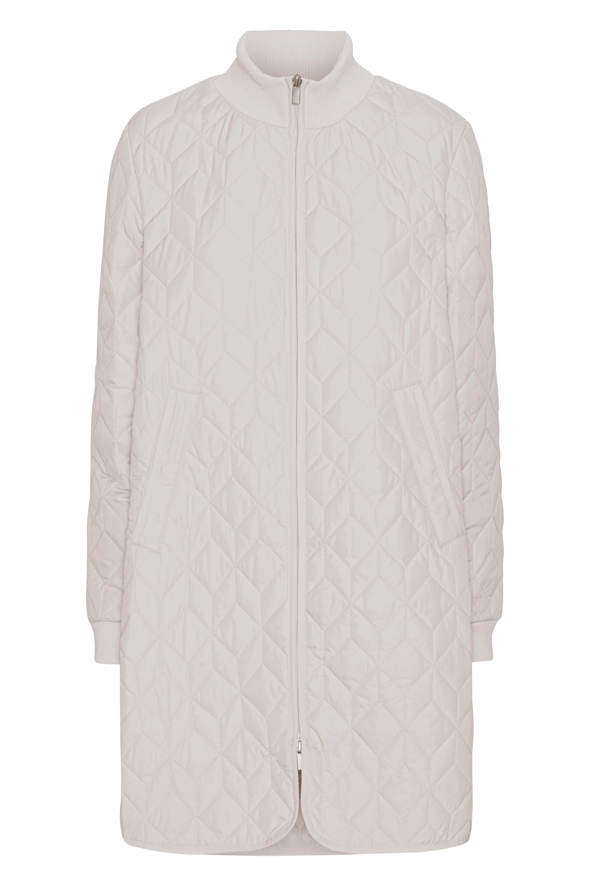 QUILTED COAT | PADDED LONG-Jackets & Sweaters-ILSE JACOBSEN-Coriander