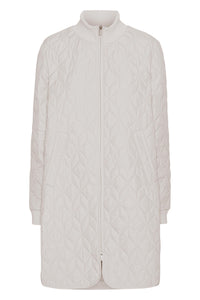 QUILTED COAT | PADDED LONG-Jackets & Sweaters-ILSE JACOBSEN-Coriander