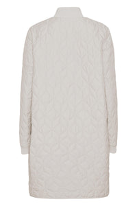QUILTED COAT | PADDED LONG-Jackets & Sweaters-ILSE JACOBSEN-Coriander