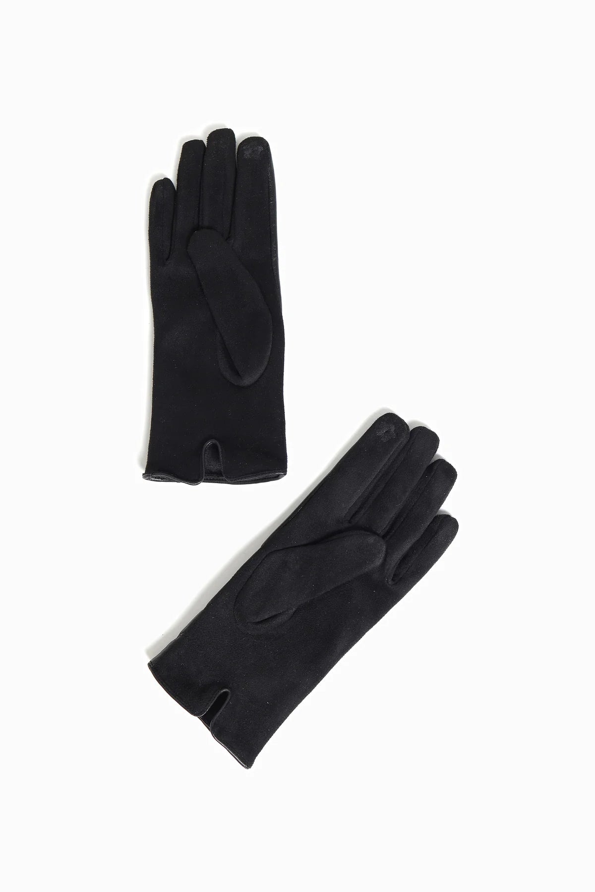 QUILTED FAUX LEATHER GLOVES-Uncategorised-LOOK BY M-BLACK-Coriander