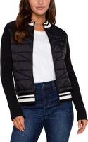 QUILTED FRONT JACKET-Jackets & Sweaters-LIVERPOOL-Coriander