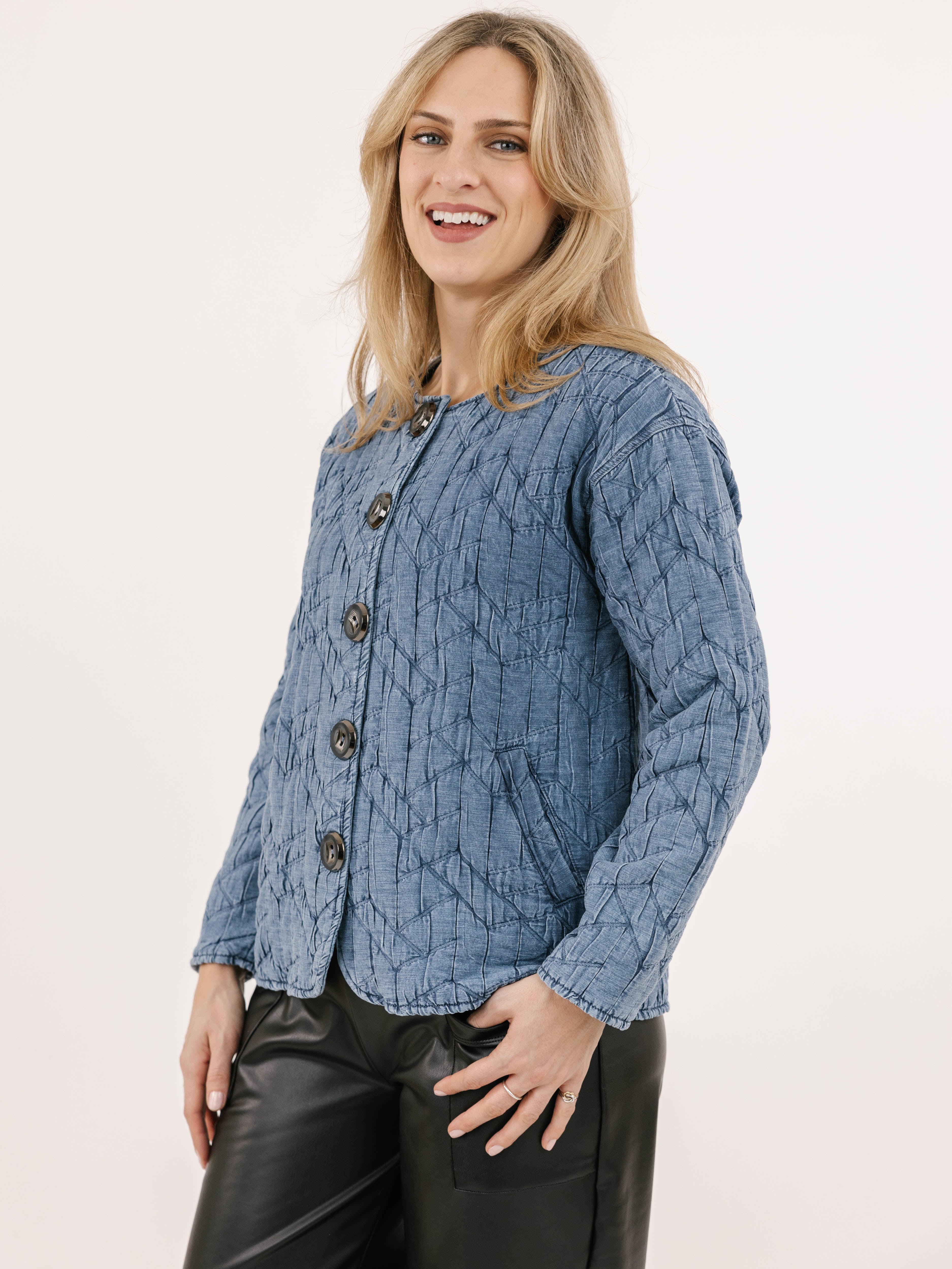 QUILTED JACKET | DAYTONA-Jackets & Sweaters-SHANNON PASSERO-Coriander