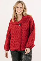 QUILTED JACKET | WESTFIELD-Jackets & Sweaters-SHANNON PASSERO-SMALL-RED-Coriander