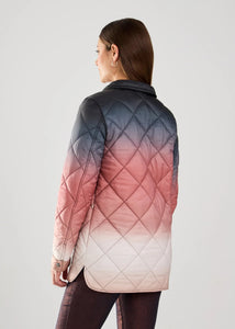 QUILTED OMBRE JACKET-Jackets & Sweaters-FRENCH DRESSING JEANS-Coriander