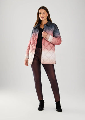 QUILTED OMBRE JACKET-Jackets & Sweaters-FRENCH DRESSING JEANS-Coriander