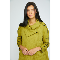 QUILTED VEST | ANGLED POCKET-Jackets & Sweaters-OLIVIA-Coriander
