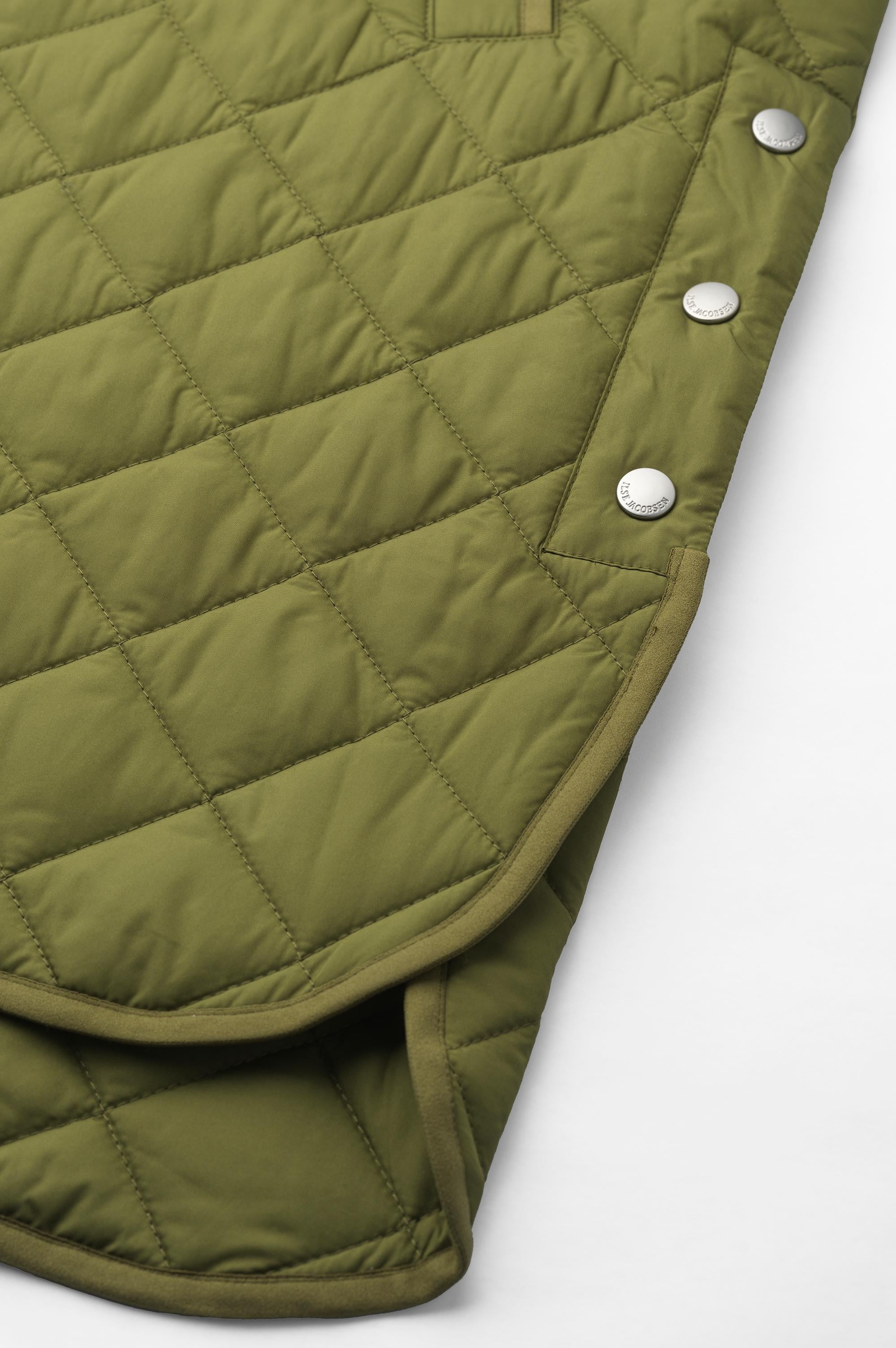 QUILTED VEST | LONG-Jackets & Sweaters-ILSE JACOBSEN-Coriander