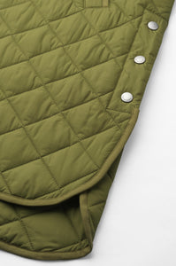 QUILTED VEST | LONG-Jackets & Sweaters-ILSE JACOBSEN-Coriander