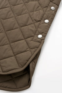 QUILTED VEST | LONG-Jackets & Sweaters-ILSE JACOBSEN-Coriander