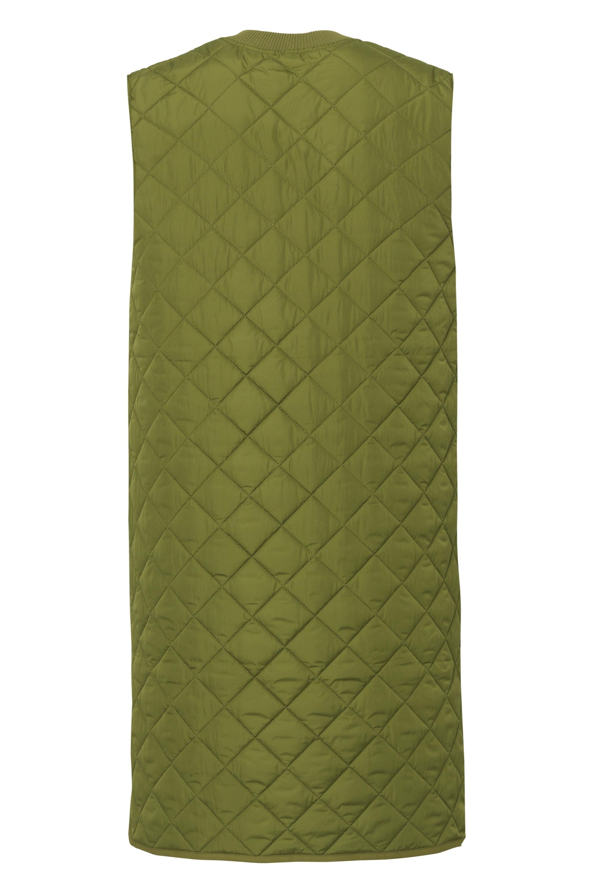 QUILTED VEST | LONG-Jackets & Sweaters-ILSE JACOBSEN-Coriander