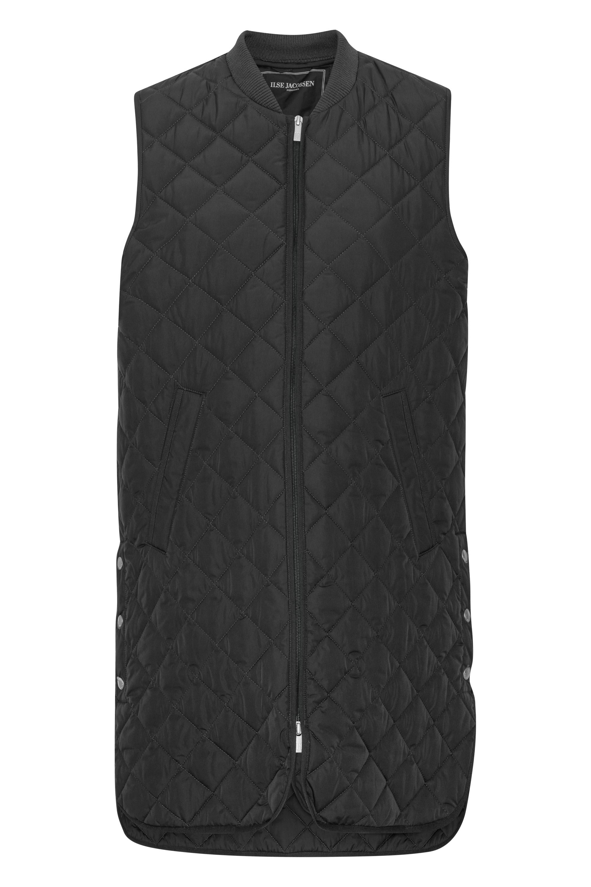QUILTED VEST | LONG-Jackets & Sweaters-ILSE JACOBSEN-Coriander
