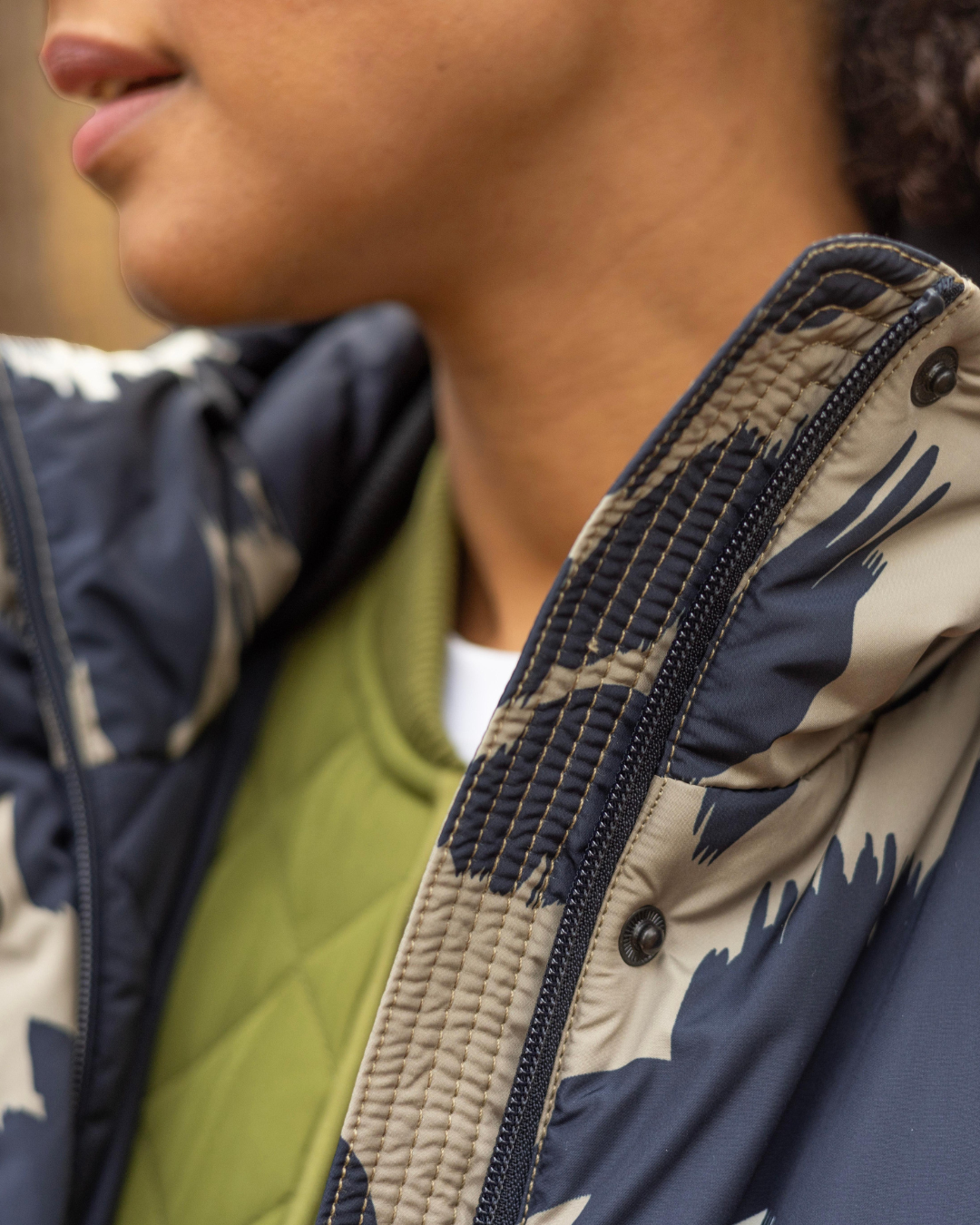 QUILTED VEST | LONG-Jackets & Sweaters-ILSE JACOBSEN-Coriander