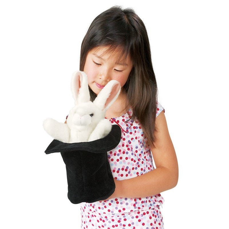 RABBIT IN THE HAT PUPPET-Kids-FOLKMANIS-Coriander