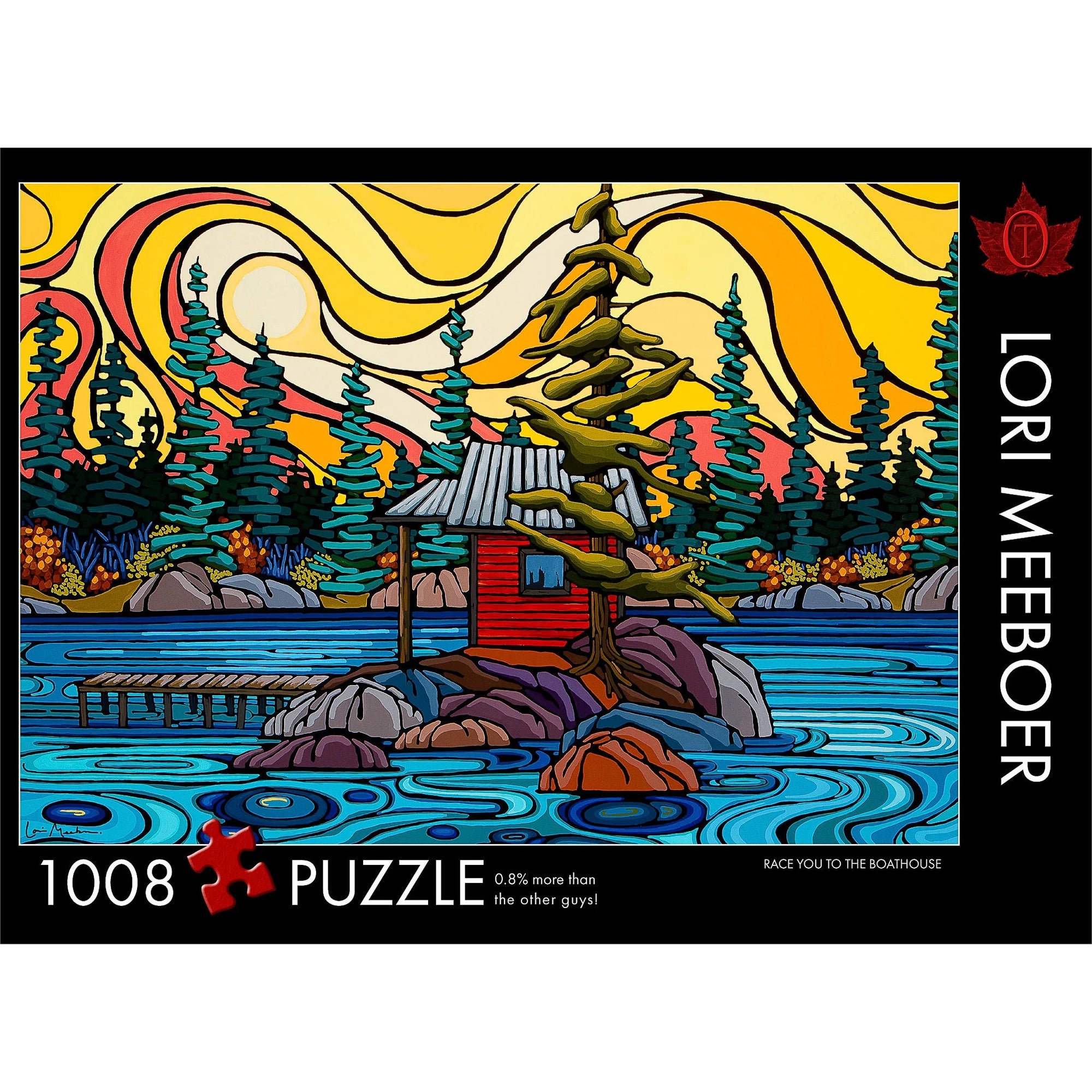 RACE YOU TO THE BOATHOUSE PUZZLE - 1008 PIECES-Fun and Games-THE OCCURANCE-Coriander