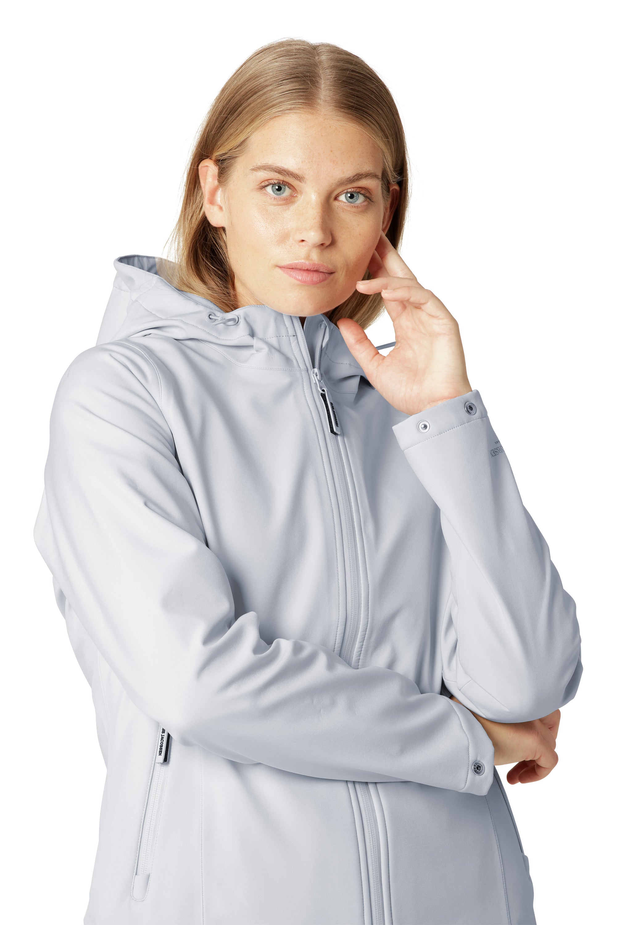 RAIN JACKET | DAYBREAK02B SHORT-Jackets & Sweaters-ILSE JACOBSEN-36-HEATHER 628-Coriander