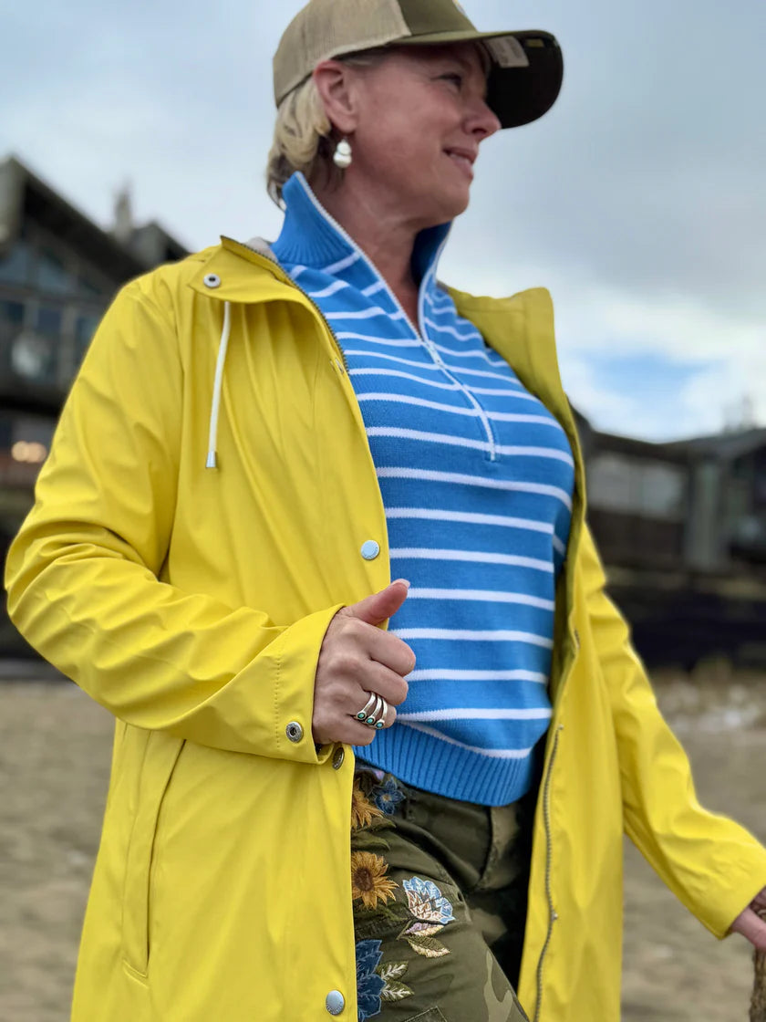 RAIN JACKET | ILSE JACOBSEN-Jackets & Sweaters-ILSE JACOBSEN-38-LEMON DROP 806-Coriander