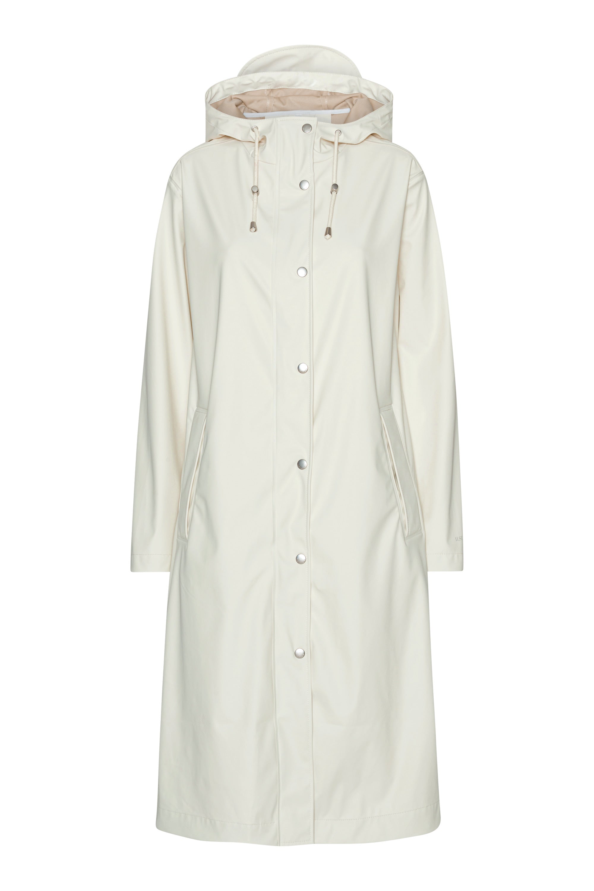 RAIN JACKET | LONG-Jackets & Sweaters-ILSE JACOBSEN-34-MILK CREME 121-Coriander