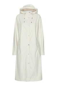 RAIN JACKET | LONG-Jackets & Sweaters-ILSE JACOBSEN-34-MILK CREME 121-Coriander