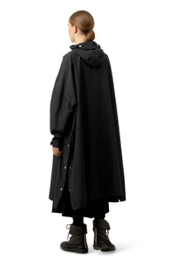 RAIN PONCHO | LONG WITH SLEEVES-Jackets & Sweaters-ILSE JACOBSEN-Coriander