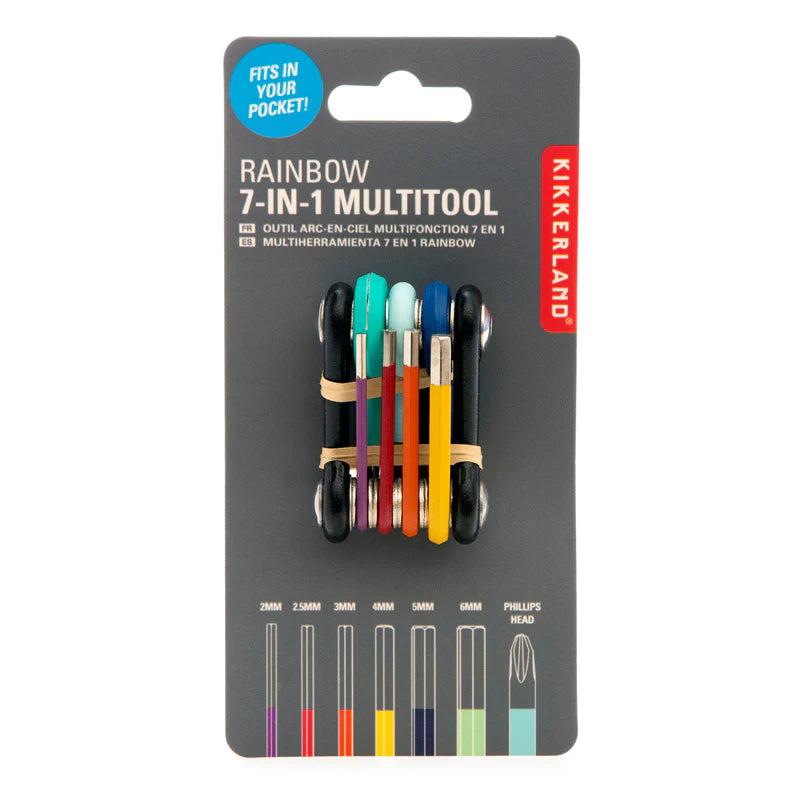 RAINBOW MULTI TOOL 7 IN 1-Gift-KIKKERLAND DESIGNS-Coriander