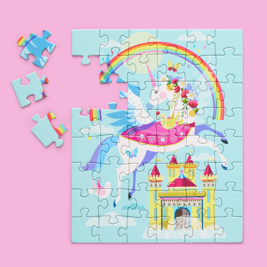 RAINBOW UNICORN | 48 PIECE KIDS PUZZLE SNAX-Puzzle-WERKSHOPPE-Coriander