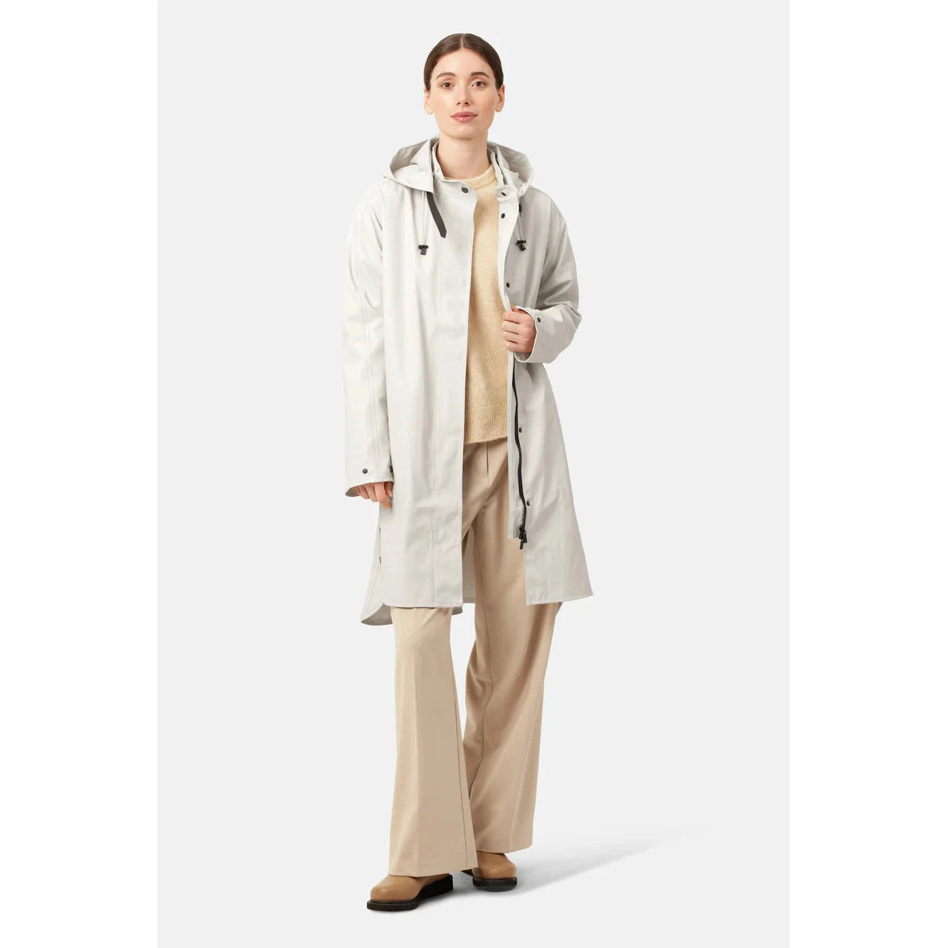 RAINCOAT | A-LINE-Jackets & Coats-ILSE JACOBSEN-Coriander