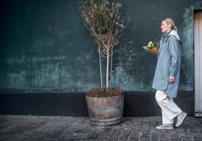 RAINCOAT | A-LINE-Jackets & Coats-ILSE JACOBSEN-Coriander