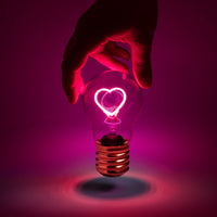 RECHARGEABLE LIGHTBULB - HEART, RAINBOW OR STAR-Light-SUCK UK-HEART-Coriander