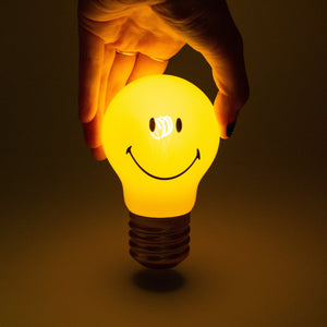 RECHARGEABLE LIGHTBULB - HEART, RAINBOW OR STAR-Light-SUCK UK-SMILEY-Coriander