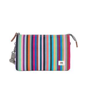 RECYCLED CANVAS | CARNABY CROSSBODY XL-Bags & Wallets-ORI LONDON-MULTI STRIPE-Coriander