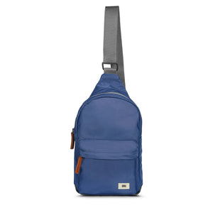 RECYCLED NYLON CROSSBODY | WILLESDEN B LARGE-Bags & Wallets-ORI LONDON-BURNT BLUE-Coriander