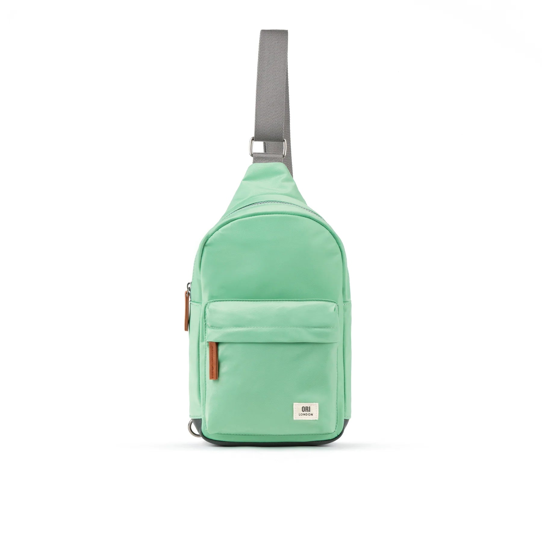 RECYCLED NYLON CROSSBODY | WILLESDEN B LARGE-Bags & Wallets-ORI LONDON-MATCHA-Coriander