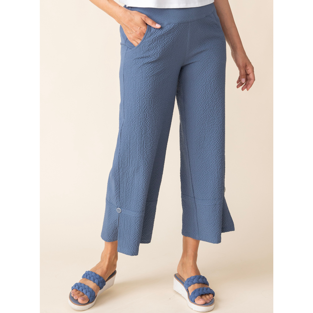 RELAXED SPLIT HEM CROP PANT-Bottom-HABITAT-Coriander