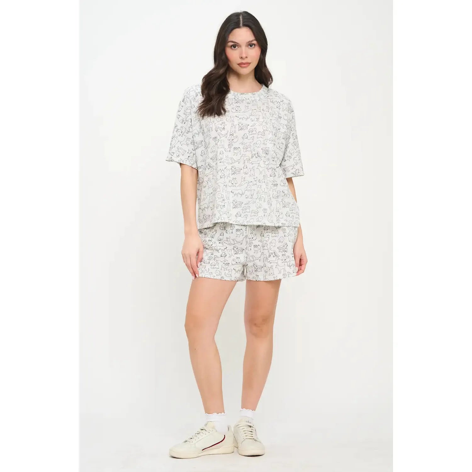 RELAXED T-SHIRT | DIFFERENT DOG BREEDS-Top-SM WARDROBE-Coriander
