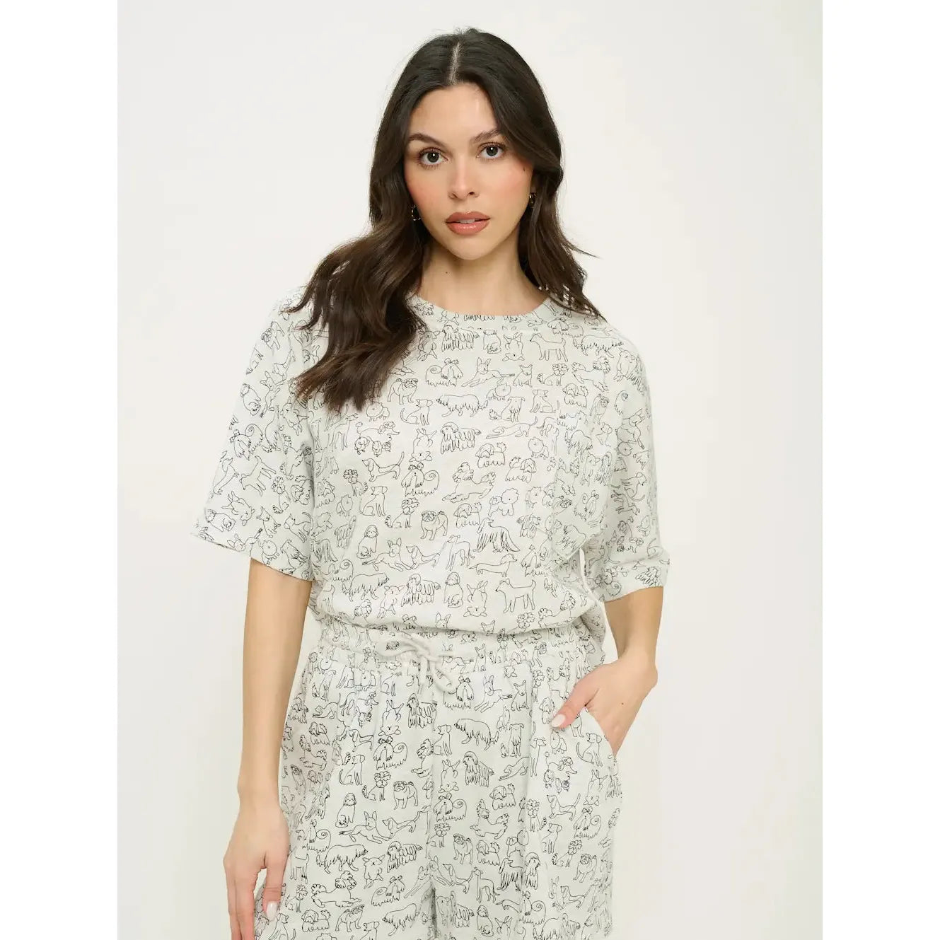 RELAXED T-SHIRT | DIFFERENT DOG BREEDS-Top-SM WARDROBE-Coriander