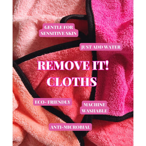 REMOVE IT CLOTHS - 4 PACK PINK COLLECTION-Self Care-CLOUD NINE PAJAMAS-Coriander