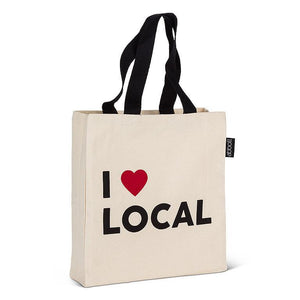 REUSABLE TOTE BAG | I LOVE LOCAL-Bags & Wallets-ABBOTT-Coriander