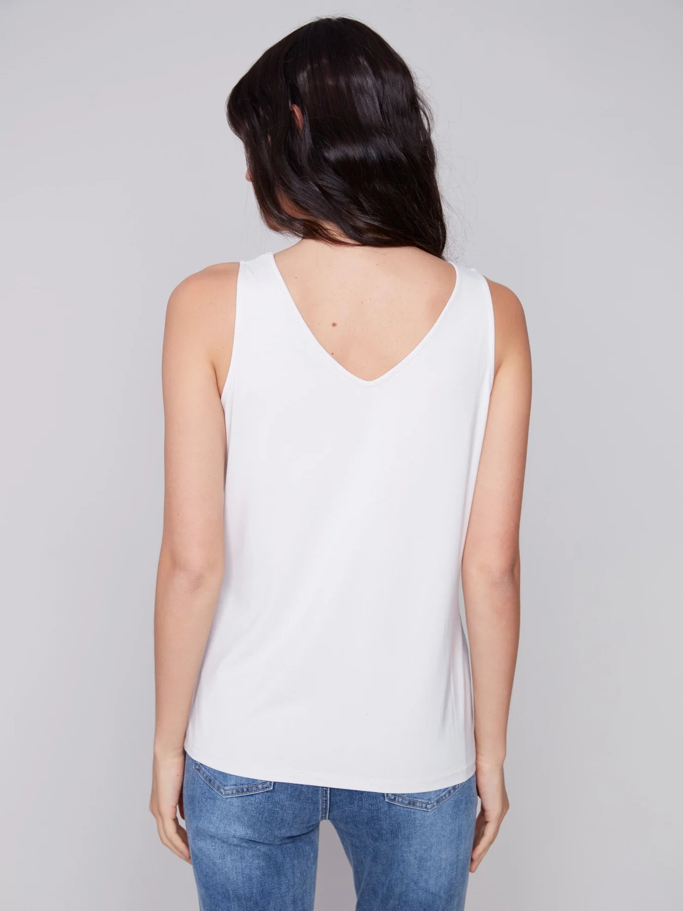 REVERSIBLE BAMBOO CAMISOLE-Tops-CHARLIE B-Coriander