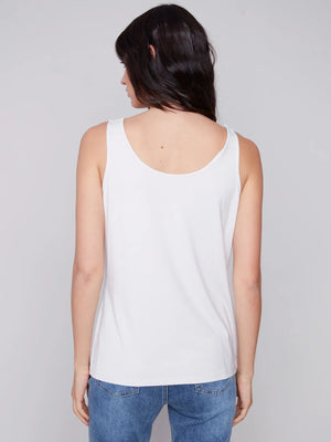 REVERSIBLE BAMBOO CAMISOLE-Tops-CHARLIE B-Coriander