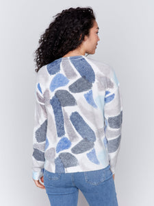 REVERSIBLE ROUND NECK SWEATER-Jackets & Sweaters-CHARLIE B-Coriander