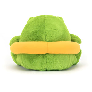 RICKY RAIN FROG WITH RUBBER DUCKY RING-Stuffie-JELLYCAT-Coriander