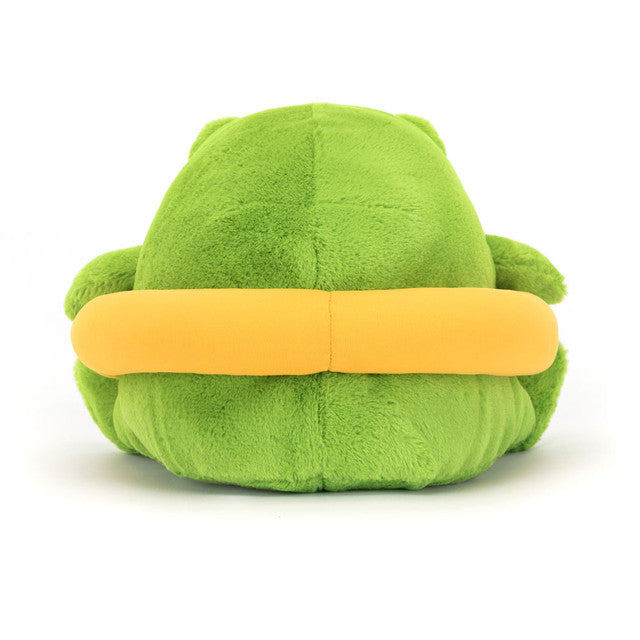RICKY RAIN FROG WITH RUBBER DUCKY RING-Stuffie-JELLYCAT-Coriander